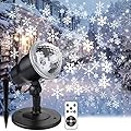 Snowflake Projector with Wireless Remote - Holiday Decorative Lighting for Christmas, New Year, Birthdays