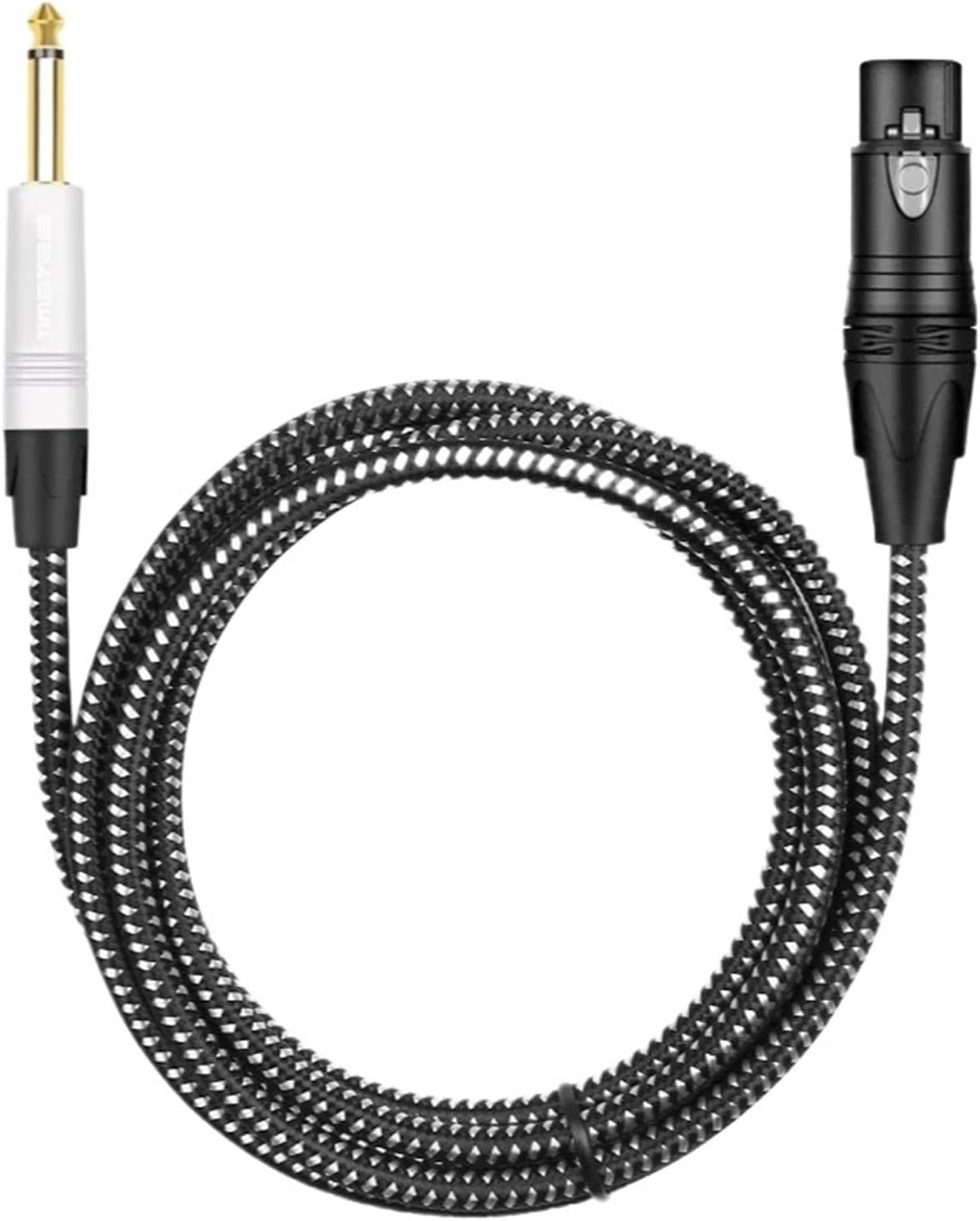 6.35mm (1/4") TS to XLR Female Balanced Stereo Audio Cable Gold-Plated and Shielded for Microphones Mixers Live and Speakers(3m)