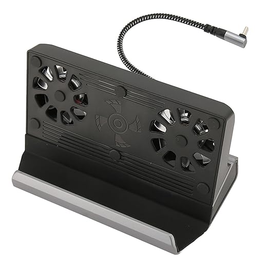 HUB USB 10 en 1 con Ventilador Dual 4K 60Hz Carga 100W para ROG Ally Aluminio miniatura 4