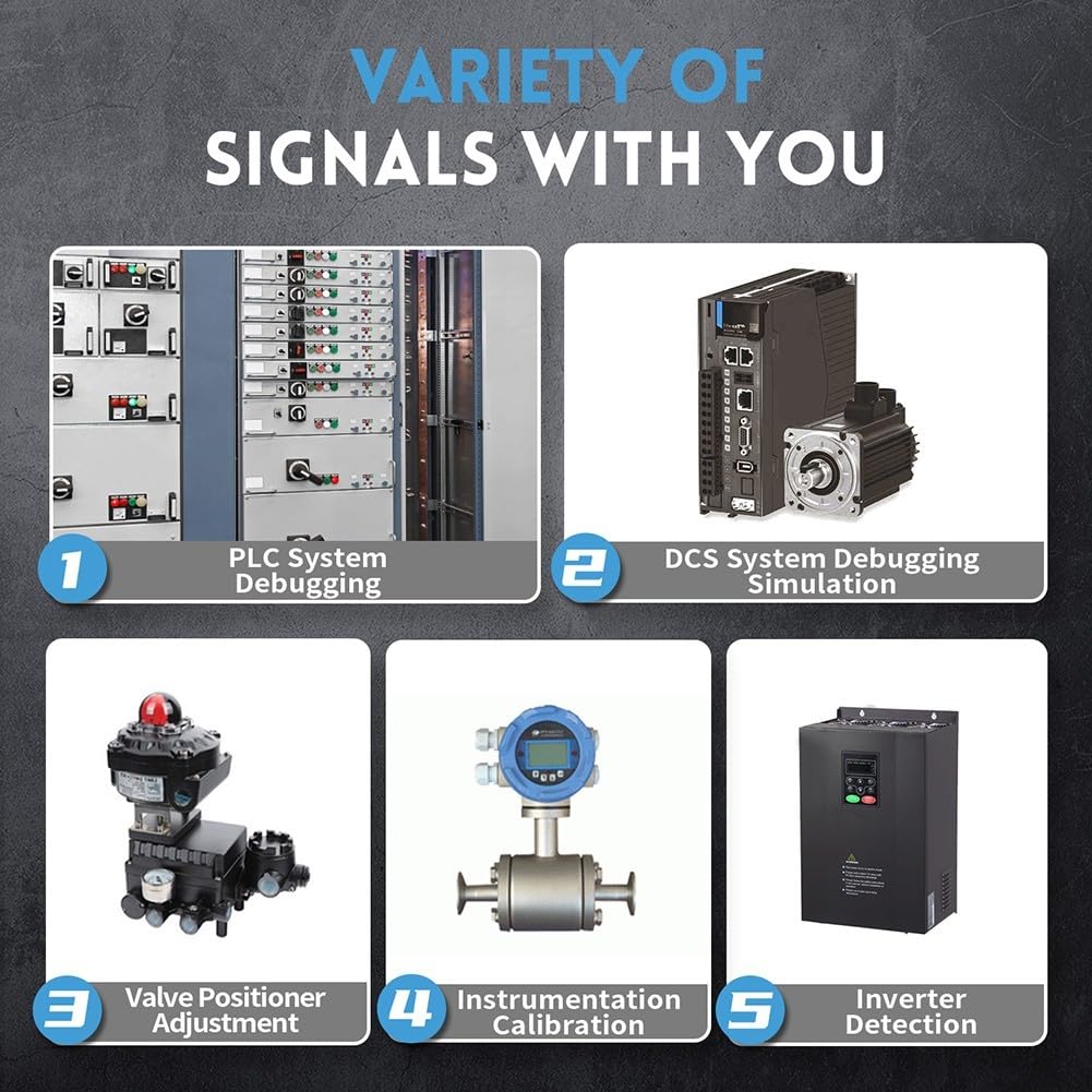 Signalgenerator, SG-003A 4-20MA HD TFT-Farb-LCD-Signalgenerator, Quellspannung, Strom, analoger Prozesskalibrator für PWM-Ausgang