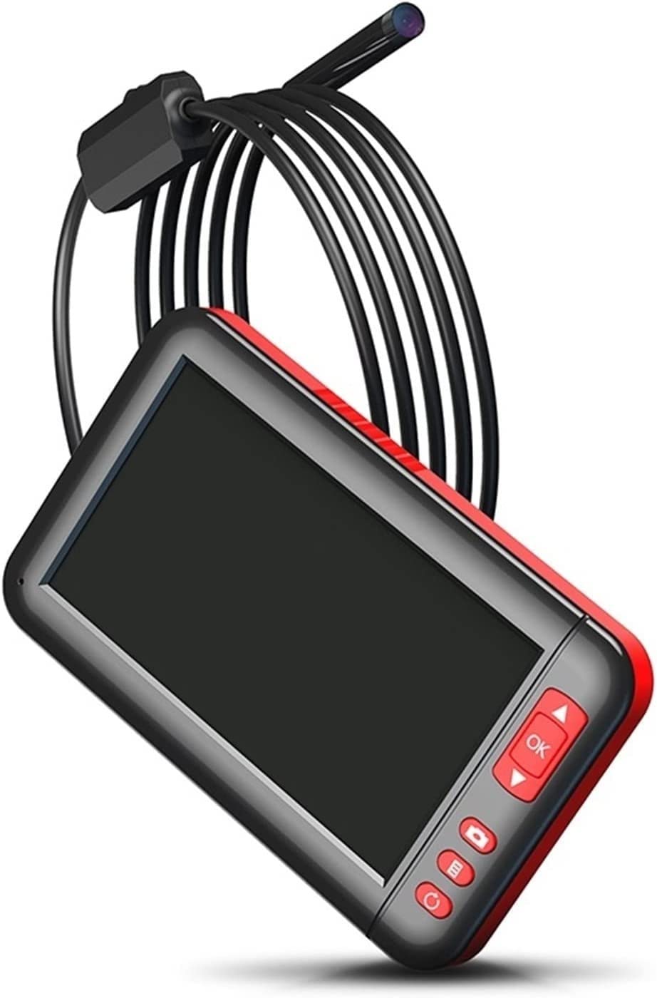 Endoskopy techniczne Endoskopowa kamera inspekcyjna Endoskop przemysłowy Boroskop z obiektywem 8 mm z 8 diodami LED Endoskop HD diagnostyczne (Color : Rigid Cable Set, Size : 10m)