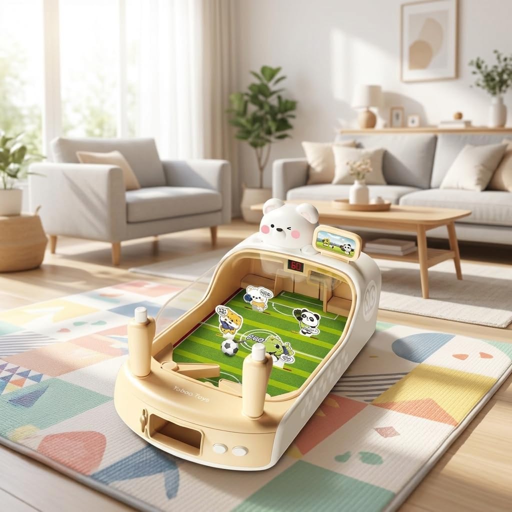 predolo Mini ín para Niños Pequeños, Juego Fútbol Mesa Interactivo, Regalo Niños