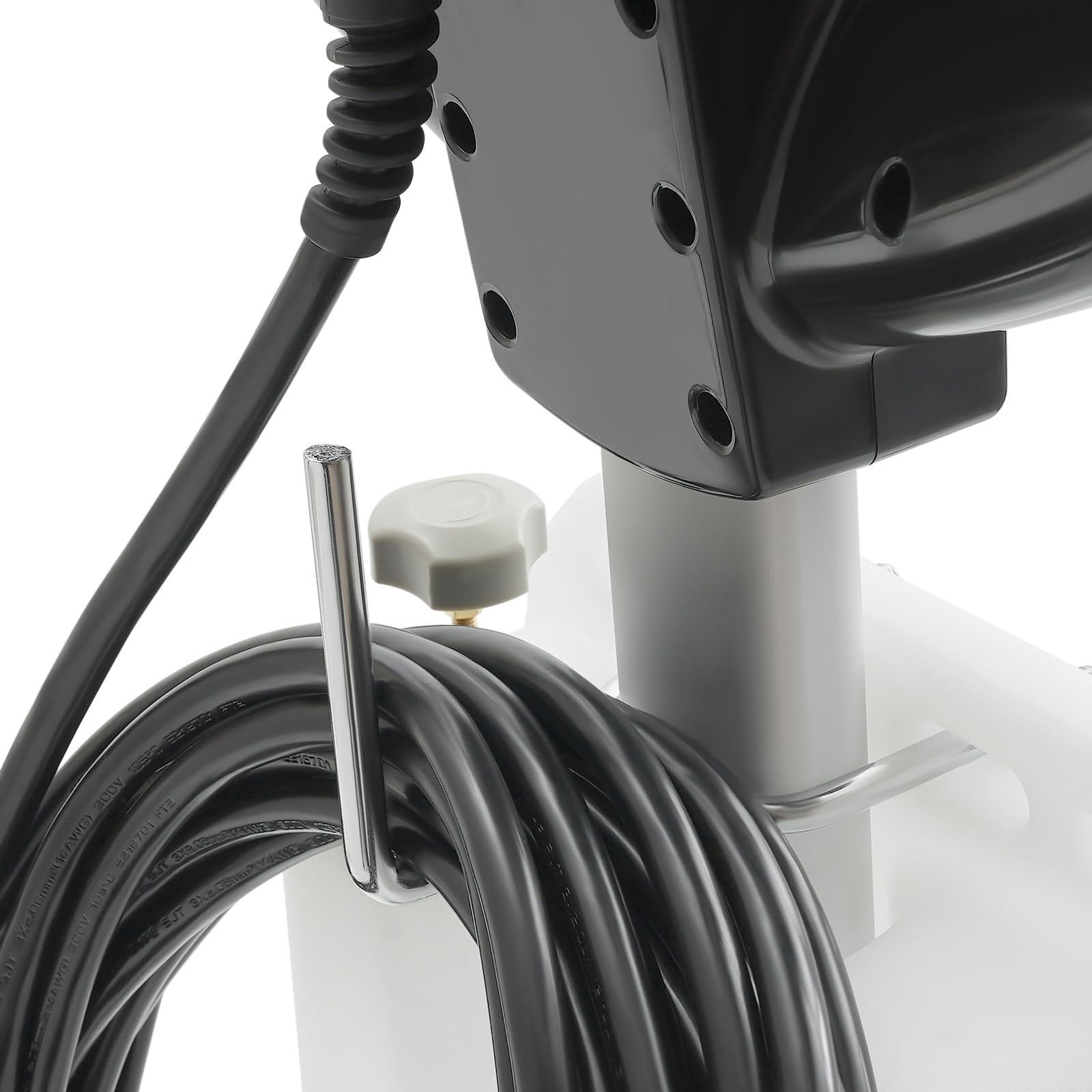 Pulidora de suelo de 1100 W, pulidora con pieza de mano, soporte para almohadillas, depósito de agua, cepillo de techo duro