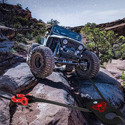 Milini Snatch Block, Strength Recovery Off-Road Heavy Duty Winches Pulley For Synthetic Rope Or Steel Cable, Universal Tackle Block For Truck, Tractor, Atv & Utv (Black, 8T) #TOP6