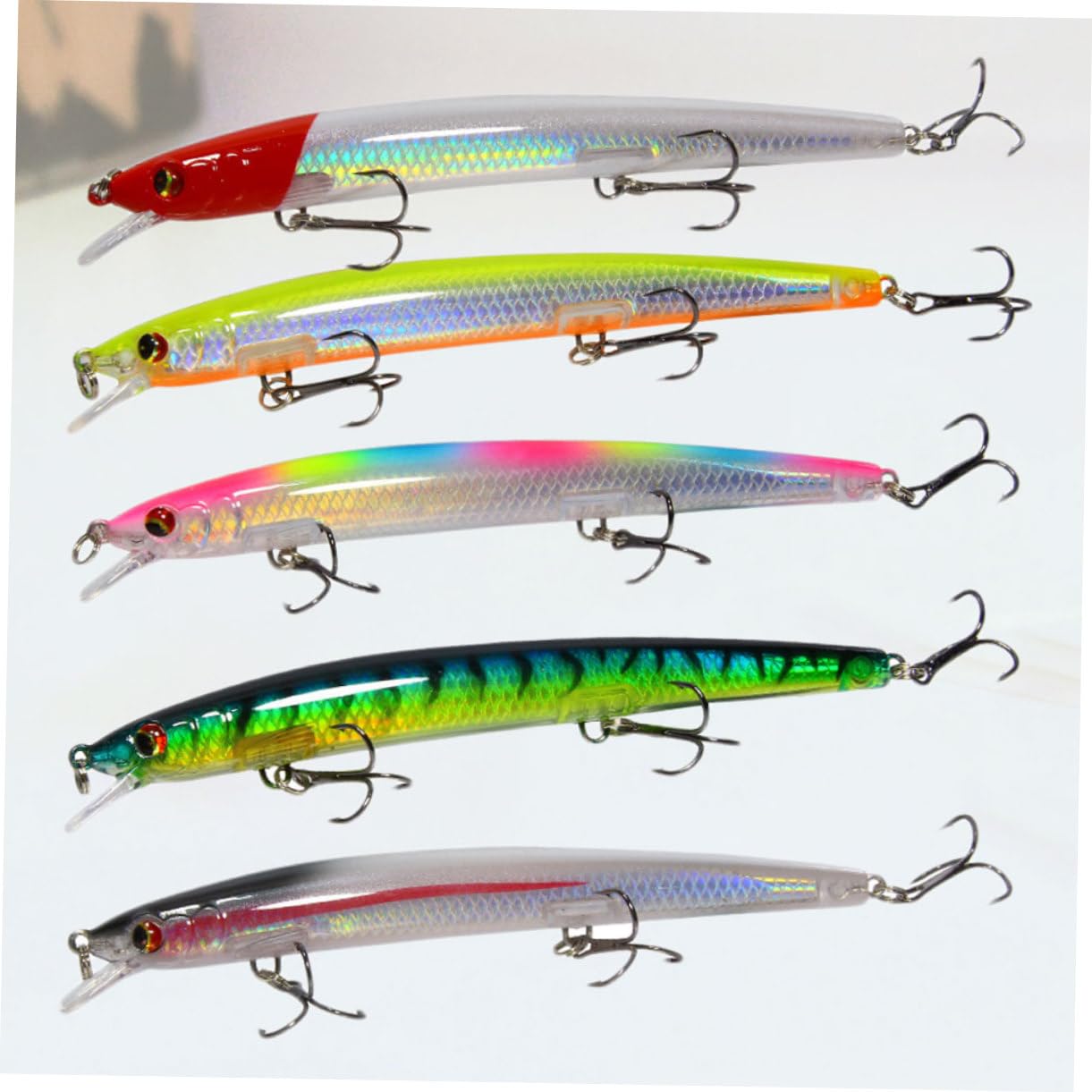 BESPORTBLE 3 Set di Esche da Pesca Kit 15 4 G Esche per Pesci Allaperto Esche Galleggianti Set di Esche per La Pesca al Black Bass Ottimo per I Concorrenti 5 Pezzi * 3