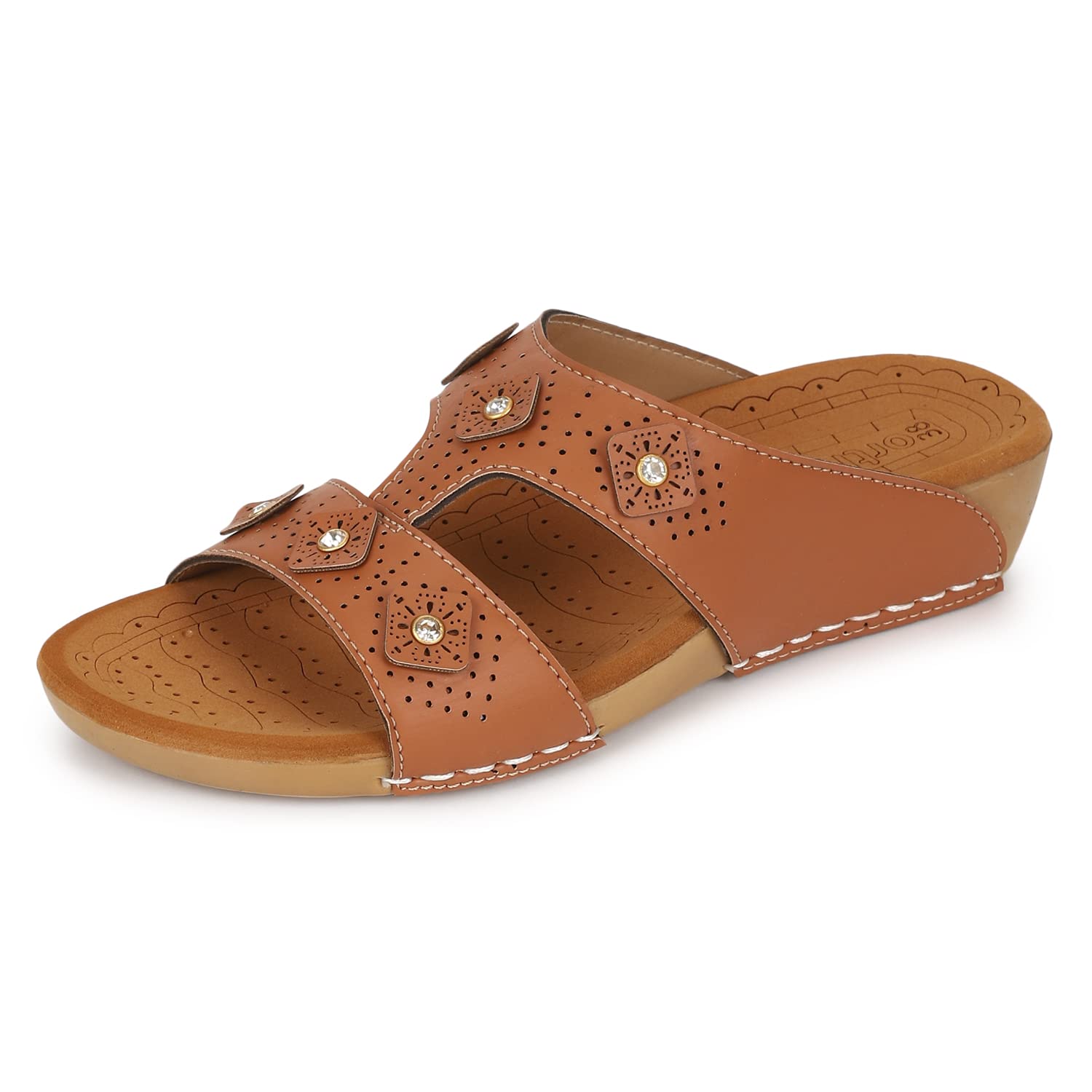 ortho joy doctor Slipper for women Fancy || Orthopedic Women's Slipper || Comfortable Regular Wear slippers For Women-picture-44
