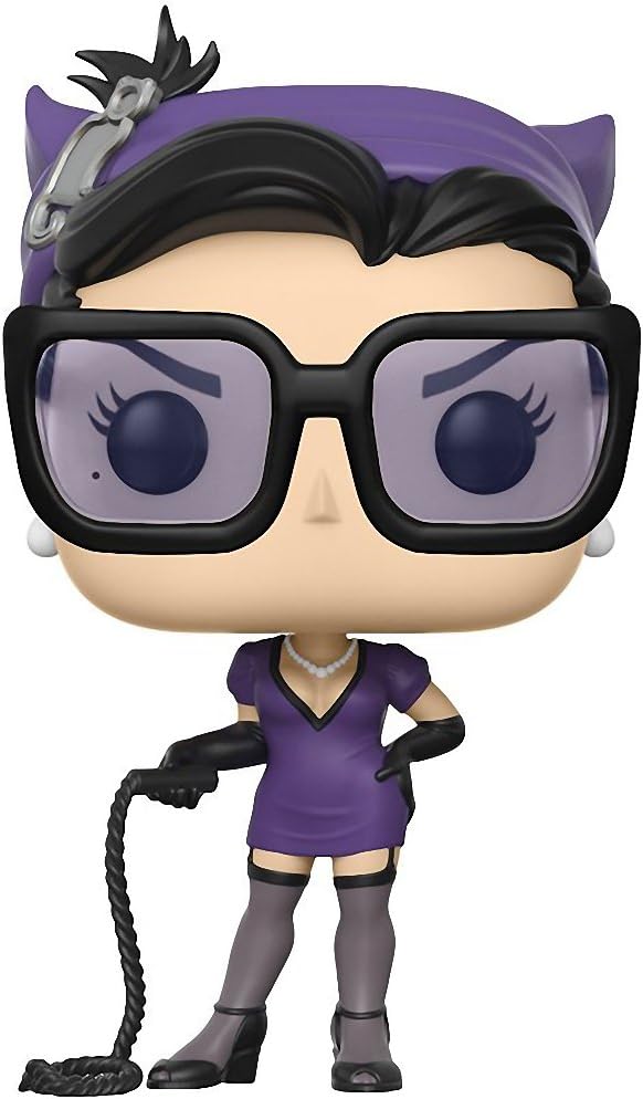 Funko Catwoman (Chase Edition): DC Bombshells x POP! Heroes Vinyl Figure & 1 POP! Compatible PET Plastic Graphical Protector Bundle [#225 / 22893 - B]