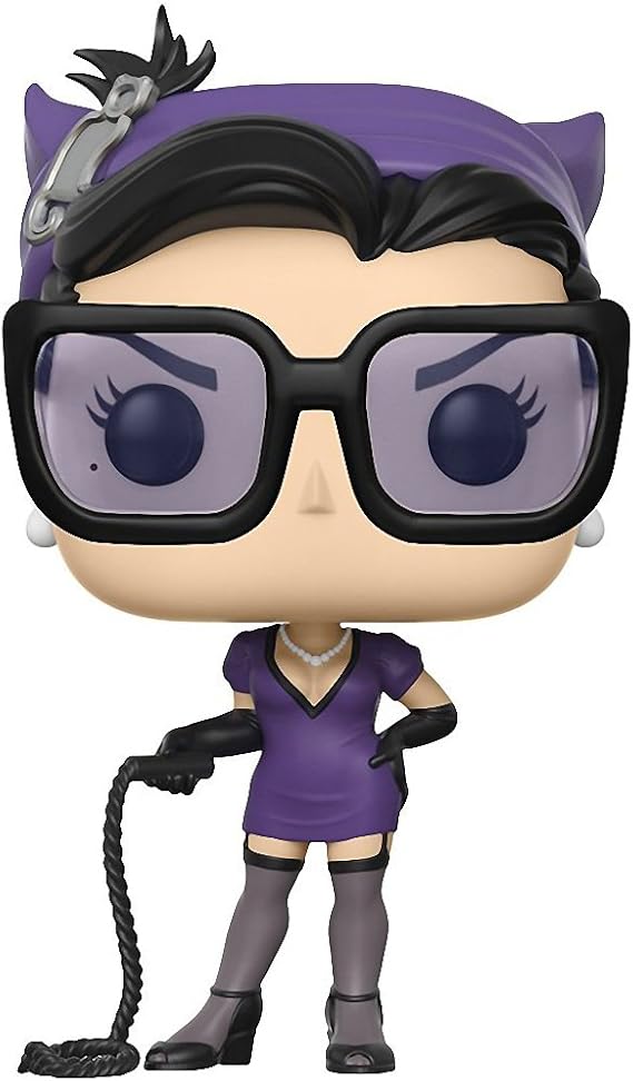 Funko Catwoman (Chase Edition): DC Bombshells x POP! Heroes Vinyl Figure & 1 POP! Compatible PET Plastic Graphical Protector Bundle [#225 / 22893 - B]