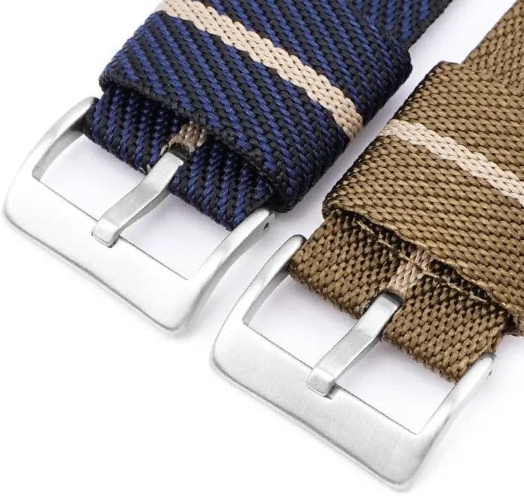 24mm Nylon Canvas Strap – Compatible with Casio PRW-6600 PRG-600YB PRG-650 GA-2000 – Waterproof Army Sport Watch Band for Men – 9 Color Options Available