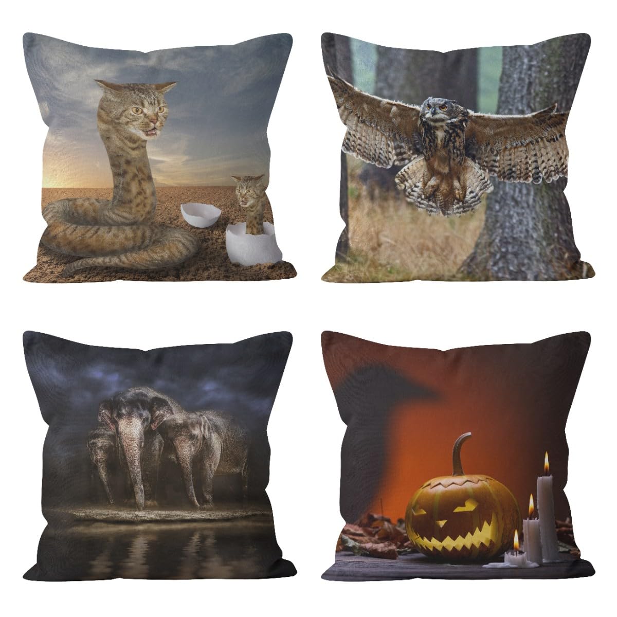 Housse de coussin lin et soie CEVAN 50x50 cm | L'élégance industrielle pour votre canapé