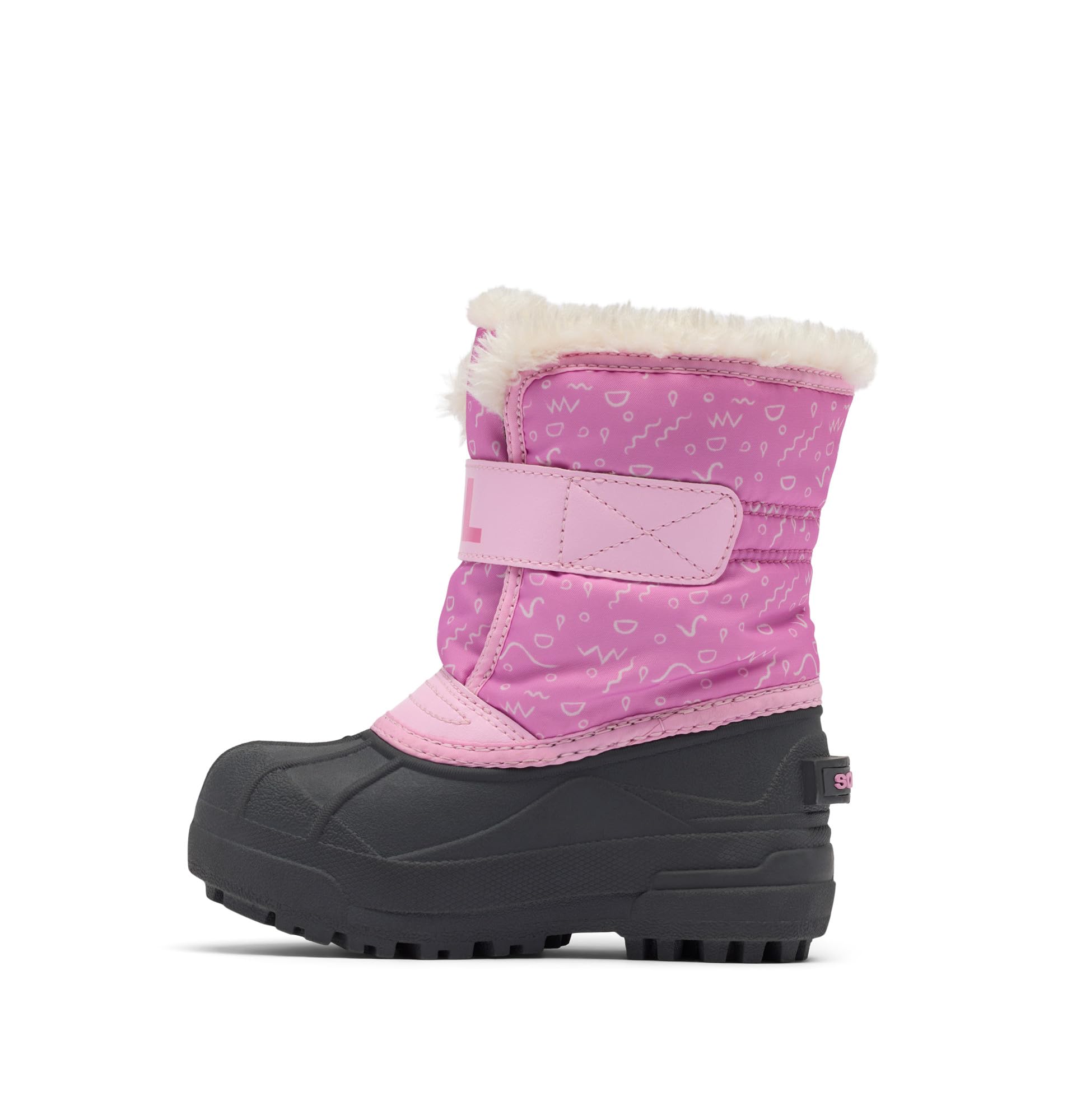 Sorel Youth Unisex Toddler Snow Commander Boot Botte de Neige, Orchid, Pink Flare, 24 EU