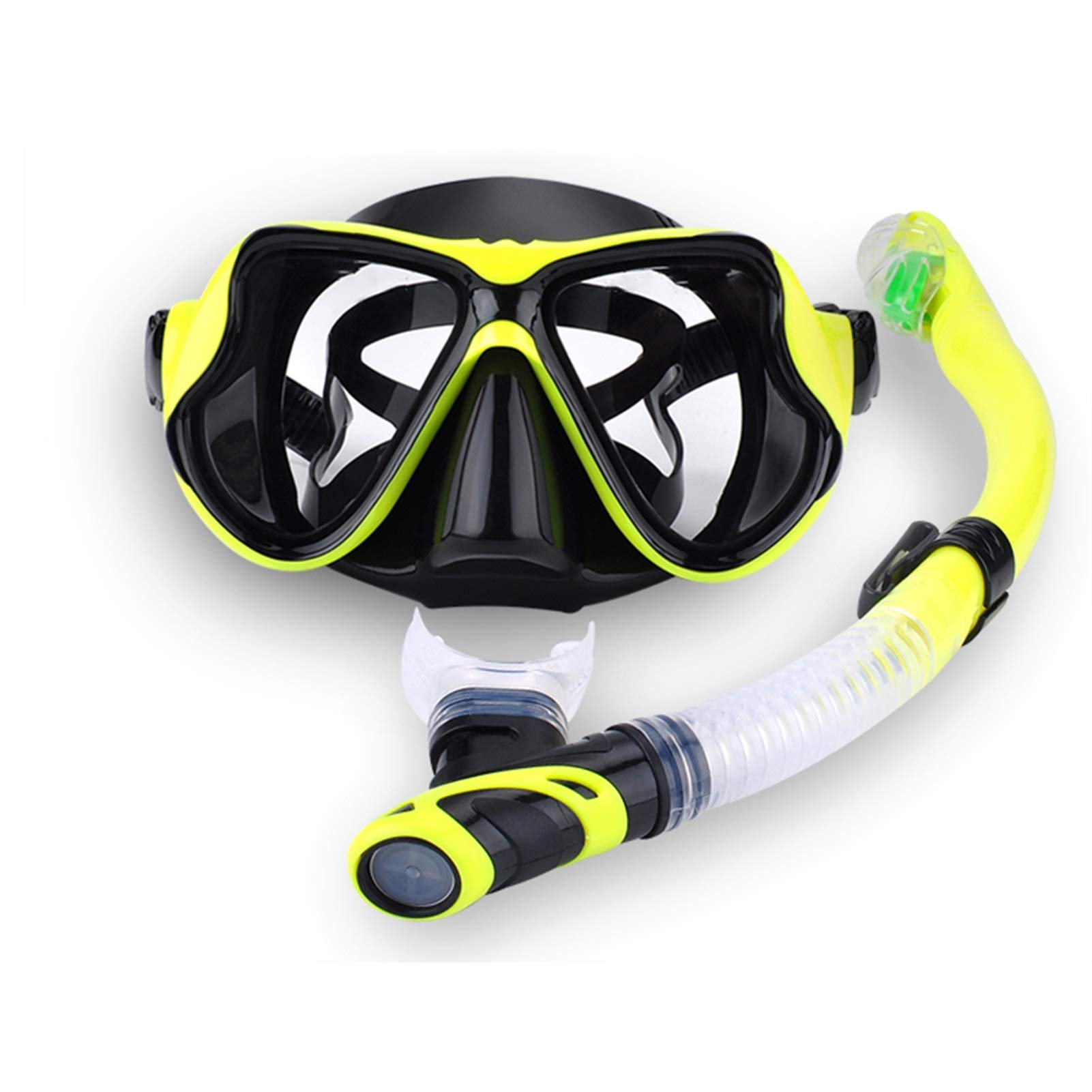 Máscaras de Buceo Máscara de Snorkel Gafas de natación Equipo de Snorkel Gafas de natación antivaho Tubo de respiración Completamente seco Equipo de Buceo y Snorkel para