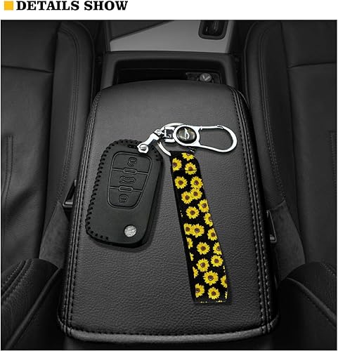 Miniatura 4 de Southwest Navajo Nativa American Indian Tribal Azteca Geometría en Decoración Roja Llavero Pulsera Durable Mano Correa para Llaves, Teléfonos,