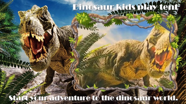 Ai-Uchoice Dinosaur Kids Play Tent, Dinosaur Toys for Kids