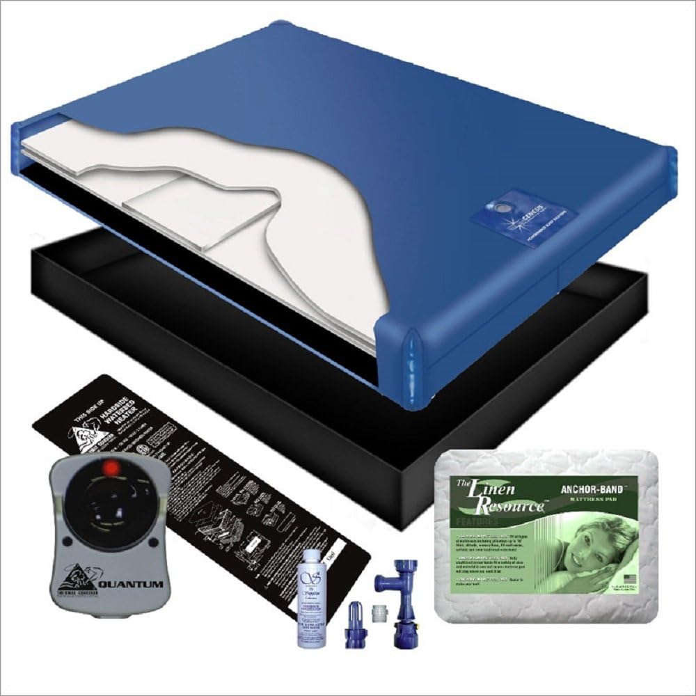70% WAVELESS WATERBED Mattress/Liner/Heater/PAD/Fill Drain/Conditioner KIT (Super Single 48x84 1G5B4)
