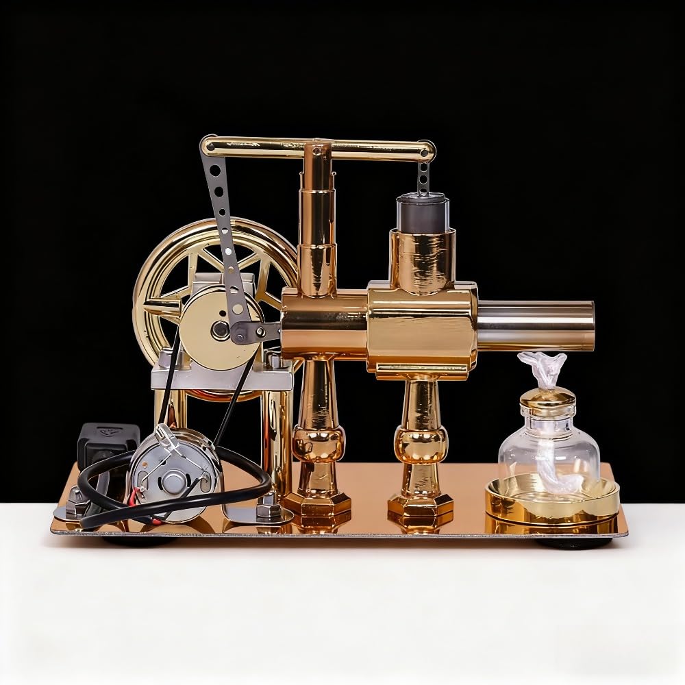 Amazon.co.jp: スターリングエンジンキット、バランスの取れた単気筒