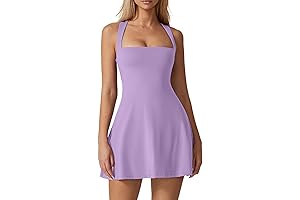 Purple Athletic Dress | Comfort and Style on the Court