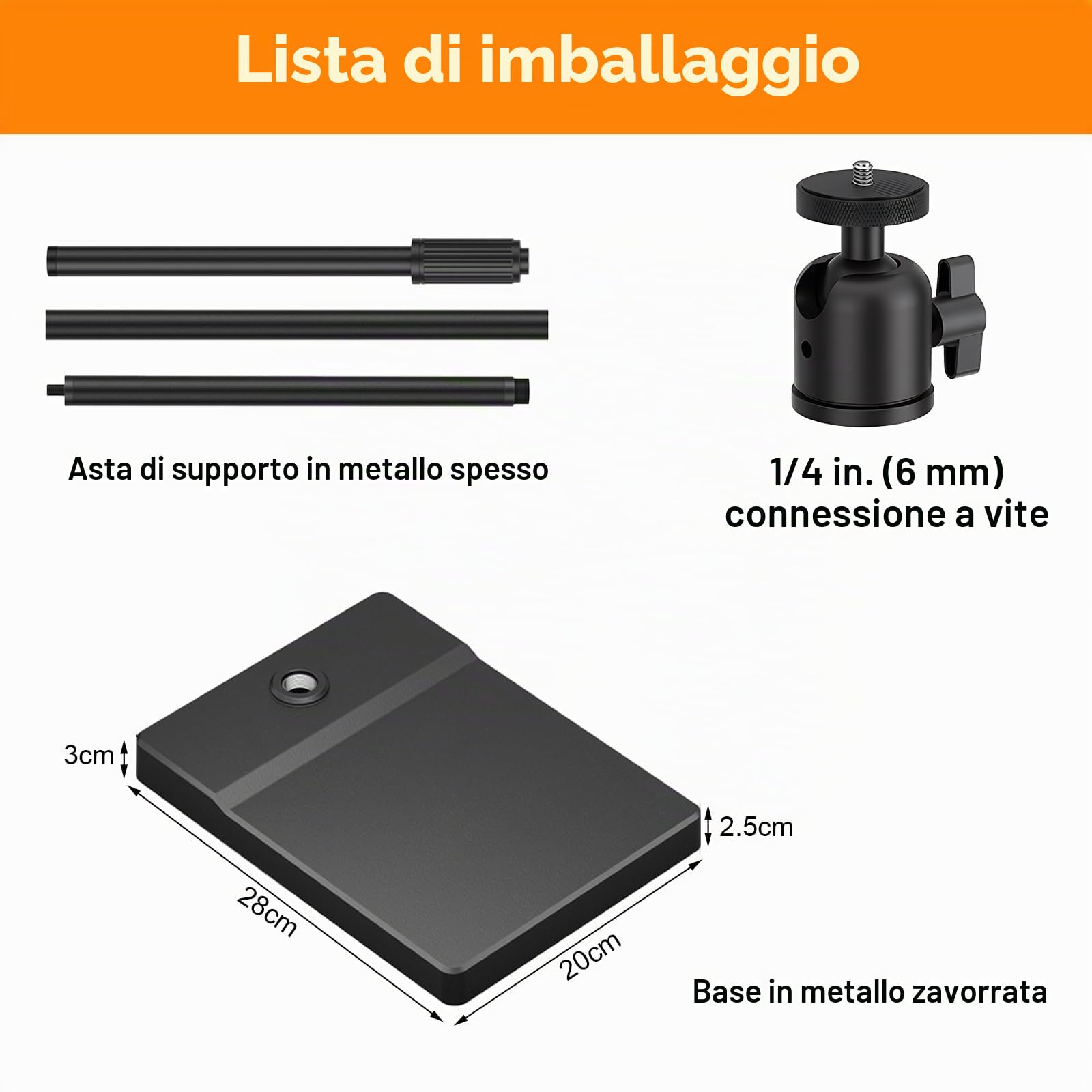 Supporto per proiettore, supporto proiettore da terra, staffa proiettore | capacità di carico 5 kg, altezza regolabile, treppiede per proiettore, asta di supporto in metallo spesso, base in metallo