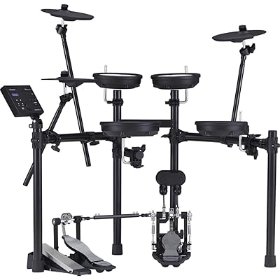 Roland TD-07DMK Electronic V-Drums Kit – Legendary Double-Ply All Mesh Head kit with superior expression and playability – Bluetooth Audio & MIDI – 40 FREE Melodics Lessons