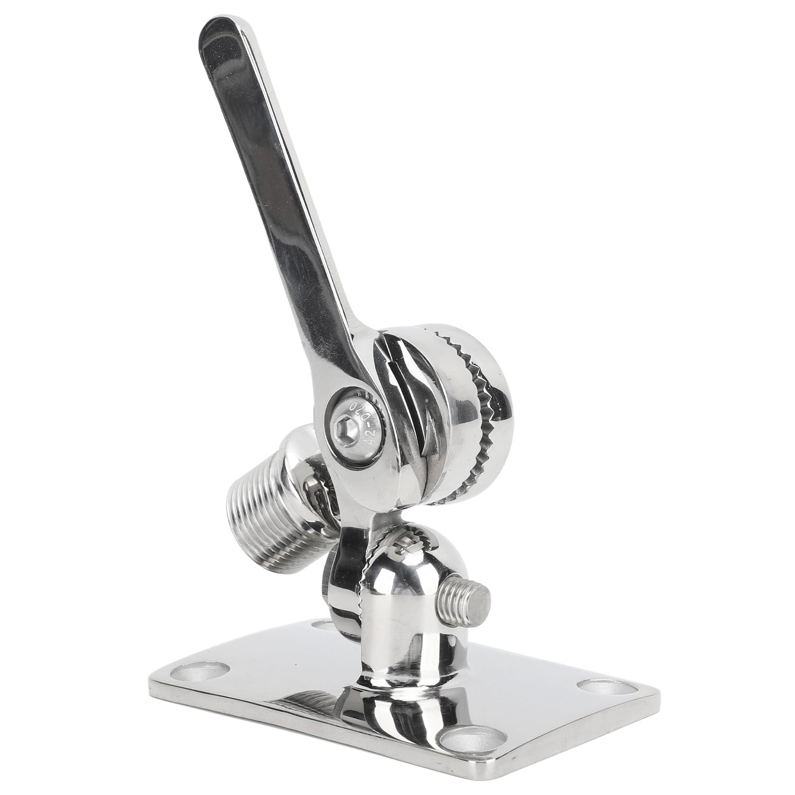 Marine VHF Antenna Mounts Yacht Ship Rv Marine VHF Antenna Mounts Kuuleyn Marine Grade VHF Antenna Base Mount 93 X 64mm Stainless Steel Adjustable Mount Base Bracket for Boat Yacht
