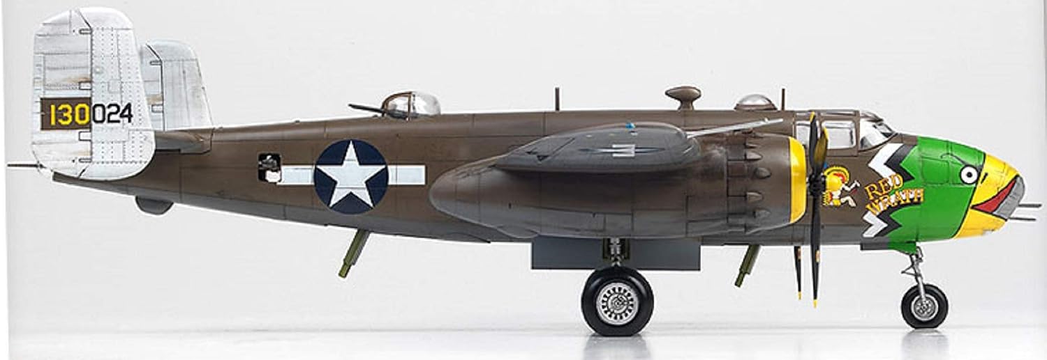 Academy 12328 1:48 USAAF B-25D Pacific Theatre US Army Air Forces Plamodel Plastic Hobby Model Airplane Kit Toy (Paint Not Included)