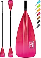 Vista 8 de OCEANBROAD SUP Paddle - Remo ajustable para kayak de paddleboard, eje de aleación de aluminio ajustable con cuchillas de nailon reforzado