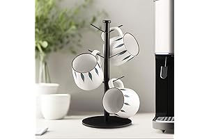 Black Mug Holder Tree: An Elegant and Functional Way to Showcase Your Mugs