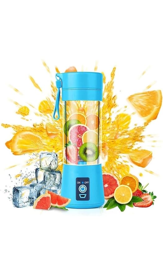 Buy NG Portable Juicer Electric USB 6 Blade Mixer Juicer for Travel Mini Small Juices Fruit