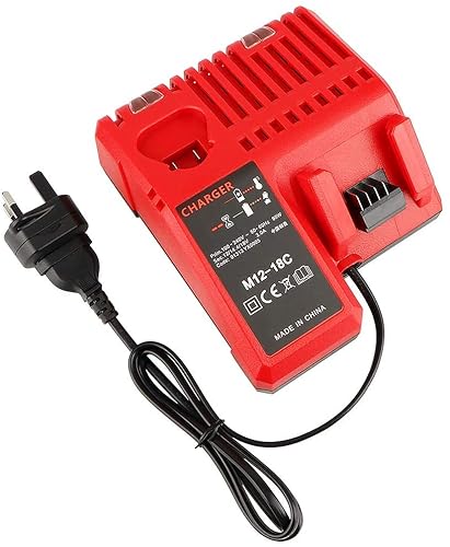 Waitley M12 & M18 Ladegerät für Milwaukee M18 M12 akku Cover