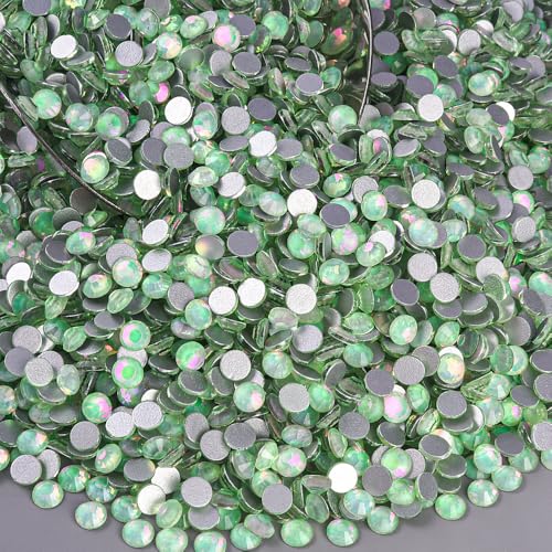 Image of Flat Back Rhinestones 4.8mm SS20 Seafoam Green Opal 1440pcs