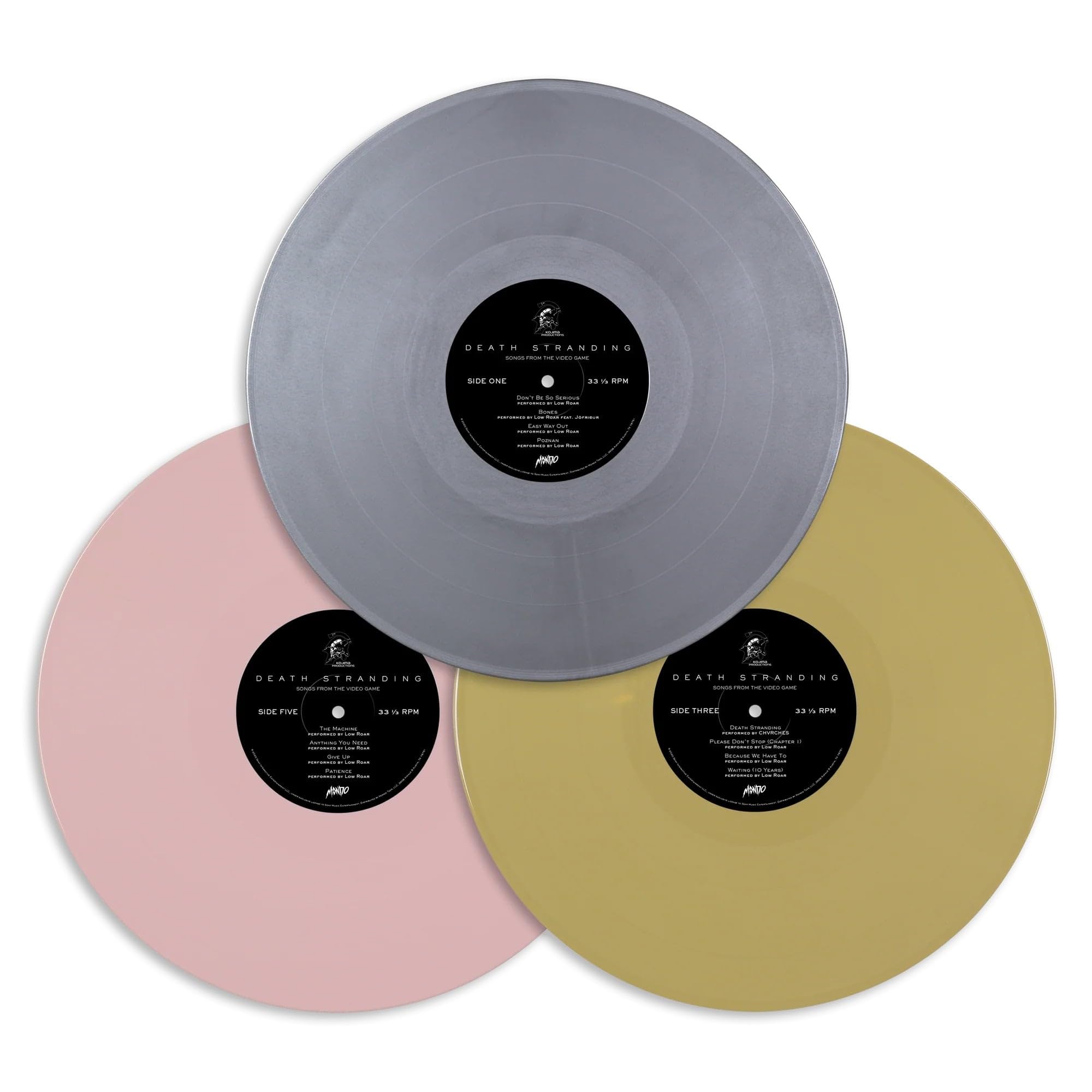 Death Stranding Songs From The Video Game Exclusive Silver/Pink/Gold Colored Set
