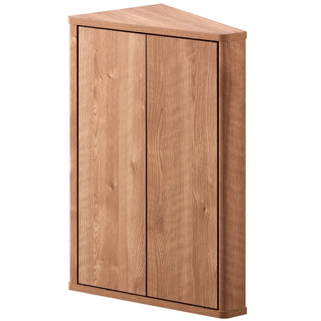 高さ54cm 奥行き24cm トイレ収納等に最適トライアングルストレージ 楽天市場】三角形のコーナーキャビネット トライアングル