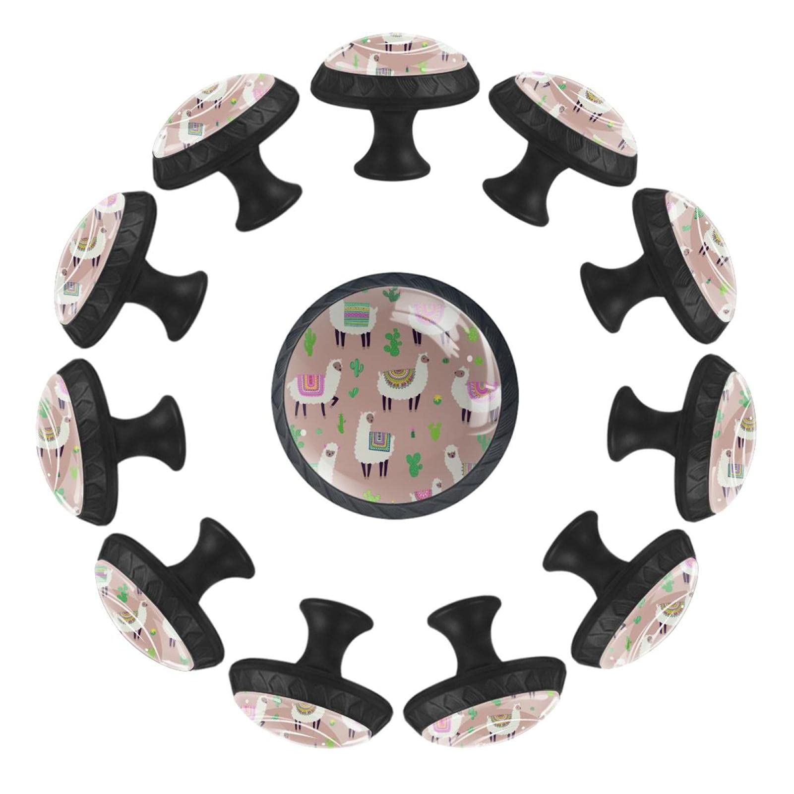 Boutons de tiroir 35 mm ronds avec fixation robuste pour meuble
