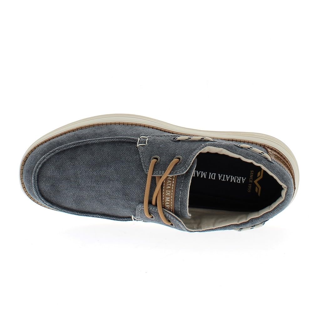 Armata di mare Scarpe Uomo da Barca Stringate con Soletta Rimovibile in Memory Foam