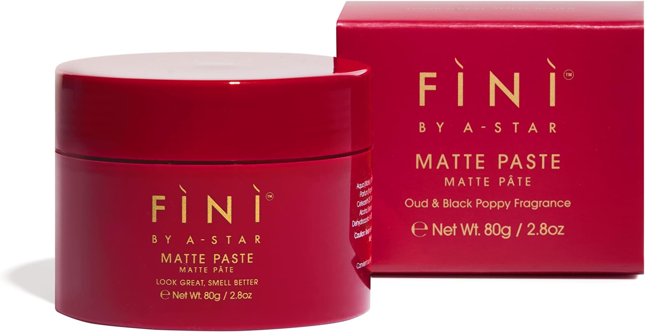 Fini by A Star A-Star Matte Paste, Volumizing & Natural Look, Matte Finish, Oud Fragrance