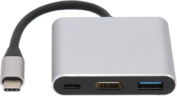 Hub USB Tipo C 3 en 1 con Puerto HDMI 4K y USB 3.0, Aluminio miniatura 3