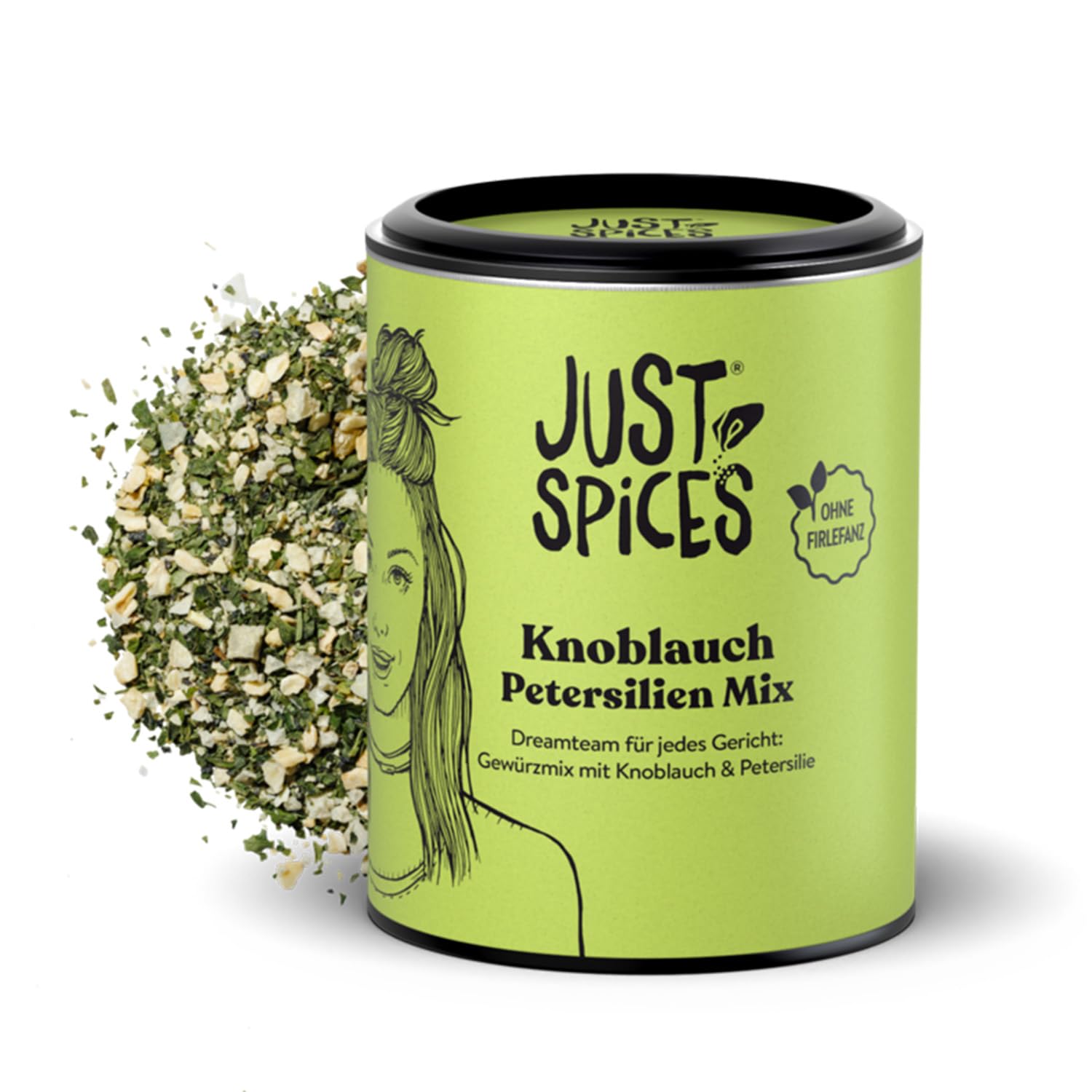 Just Spices Knoblauch Petersilien Mix I Gewürzmix für alle Gerichte, Küchen & Rezepte I Gewürzdose, 50 g