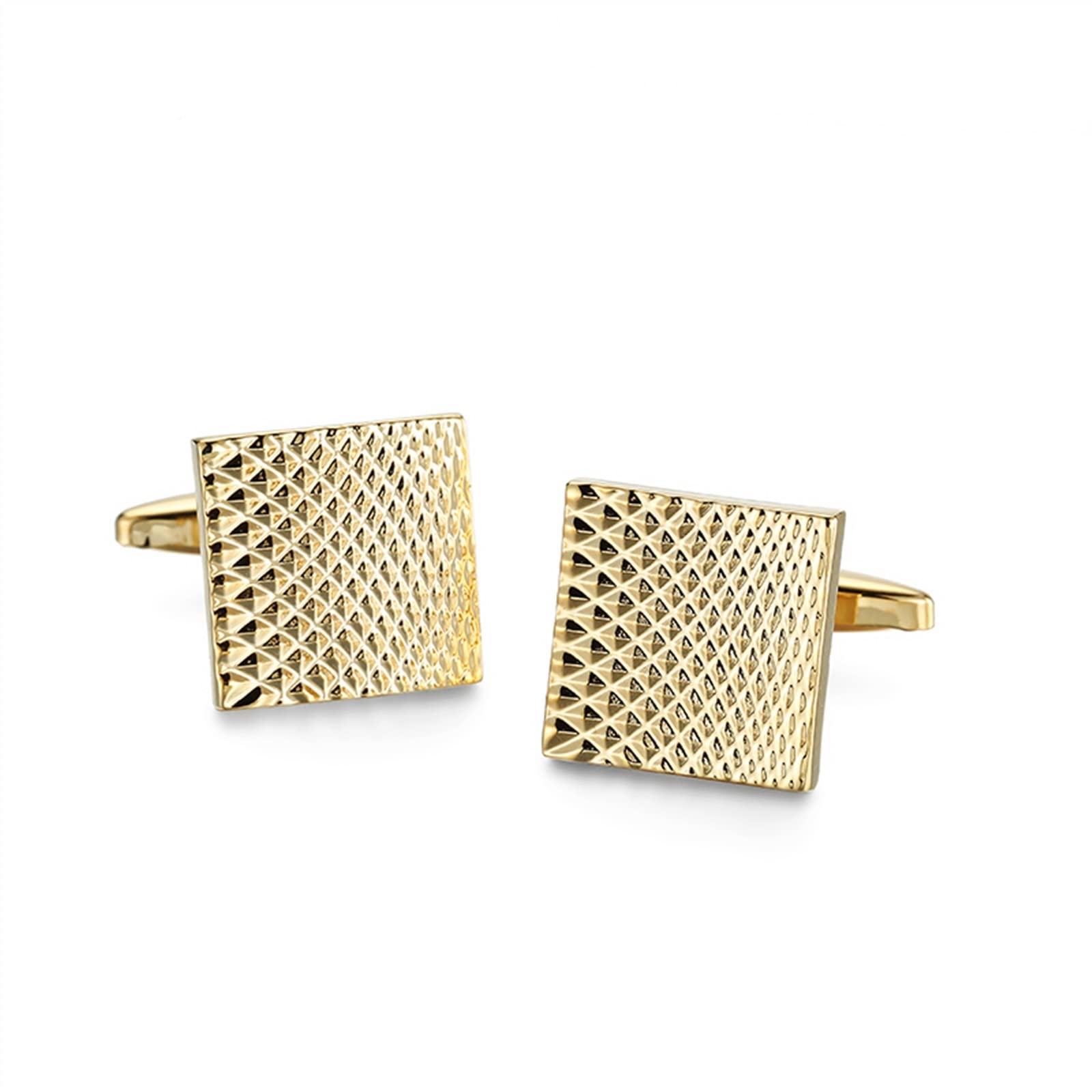 Anzug-Manschettenknöpfe Metall-Manschettenknöpfe, handgeschnitzte Manschettenknöpfe, golden, silbrig, schwarz, Manschettenknopf, erfolgreiche Männer, Schmuck, Geschenk (Metal Color : 3)