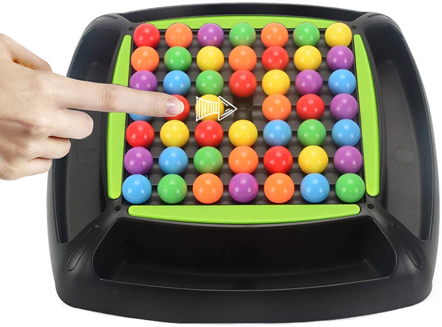 kunya ® Rainbow Ball Chess Board Game for 2-4 Players, Game for Kids Puzzle Magic Rainbow Ball Matching Game – 48 Pcs Ball (Multicolor) (B0D2QS29WK) Amazon Price History, Amazon Price Tracker