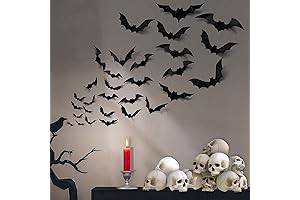 3D Bats Decoration Wall Halloween Decoration