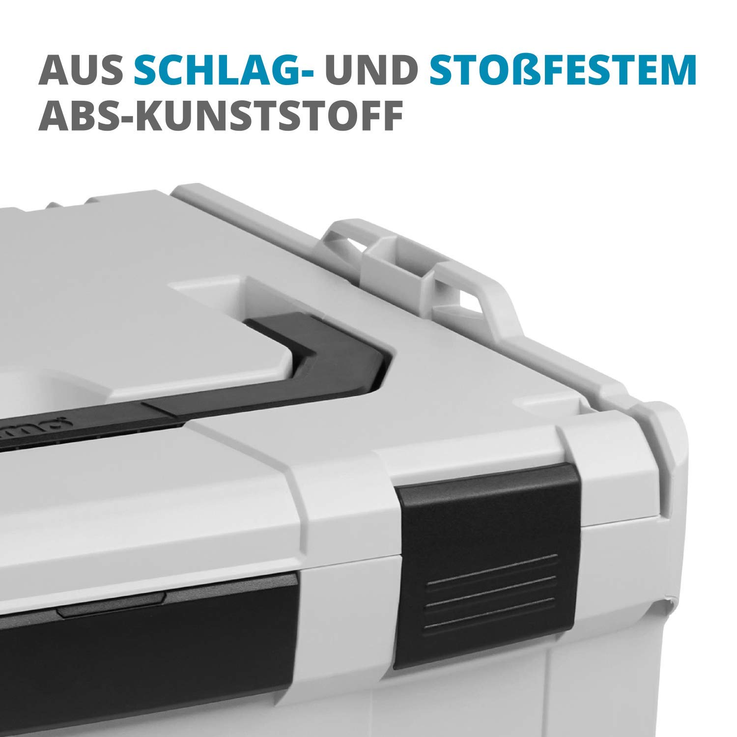 Werkzeugkoffer leer | 2x Bosch Sortimo L-BOXX Größe 3 grau | Werkzeugkiste Kunststoff Gross