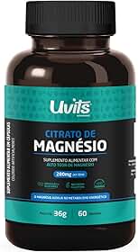 Citrato de Magnésio 280mg 60 Cápsulas - Uvits