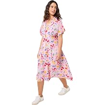 Joe Browns Women's Playful Print Batwing Sleeve Tea Dress