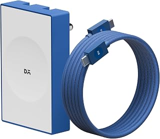 DailyObjects Combo Blue POP Pack - 45 Watt with (45 Watt GaN charger + Type C to C Fast Charging 100W Kevlar cable|Compati... Price In India