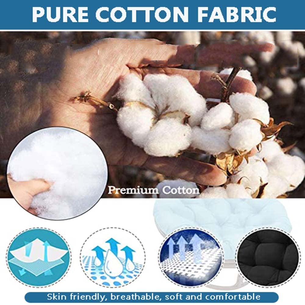Set di cuscini quadrati moderni per sedia, traspiranti, morbidi, con corde in corda fissabili, per ufficio, sala da pranzo, giardino, cuscino posteriore spesso, stile unico, tappetino per interni ed