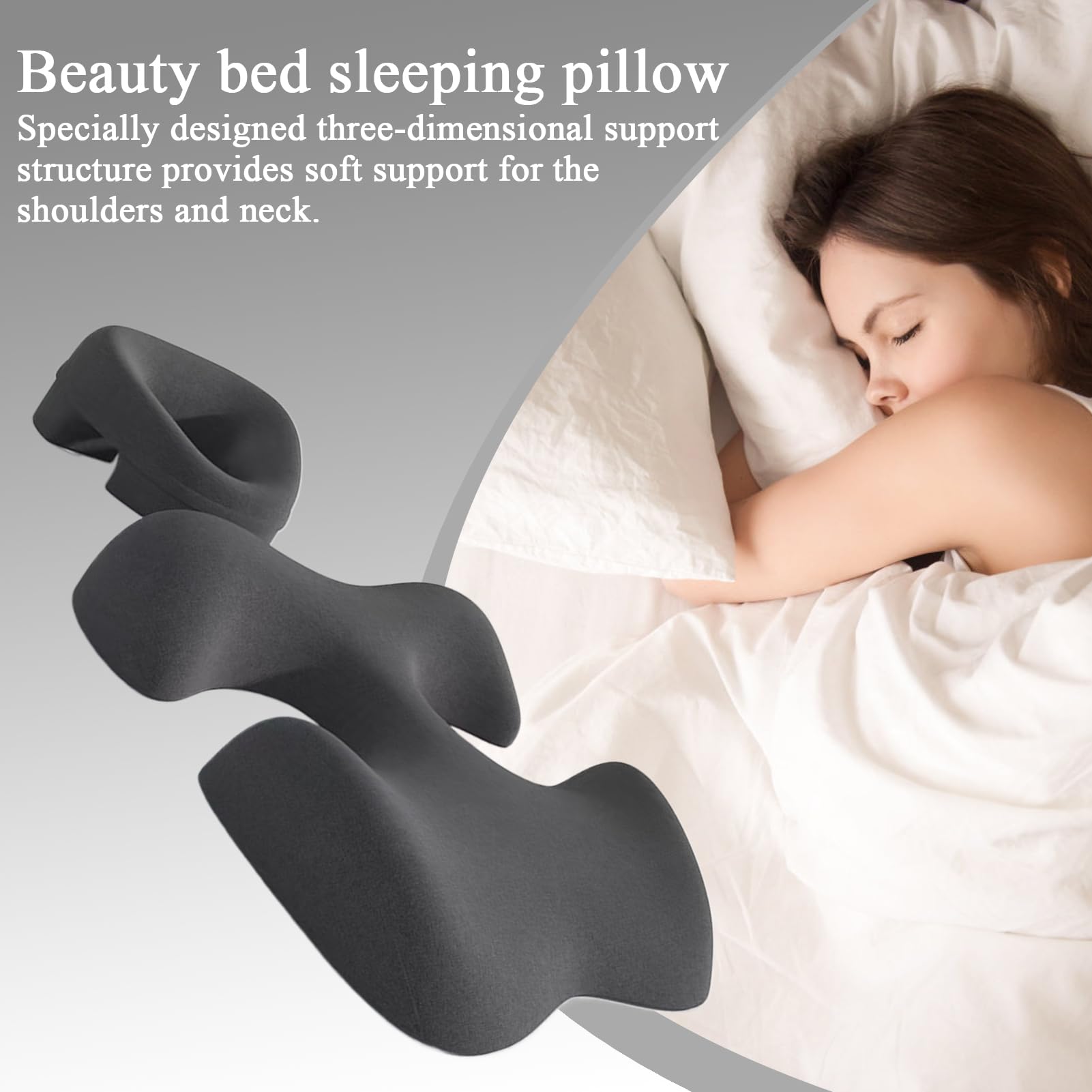 Almohada Facial Reposacabezas de Masaje Abajo | Cojín Ajustable para Pecho Soporte Cabeza Hogar Spa Dormitorio Estómago Descanso