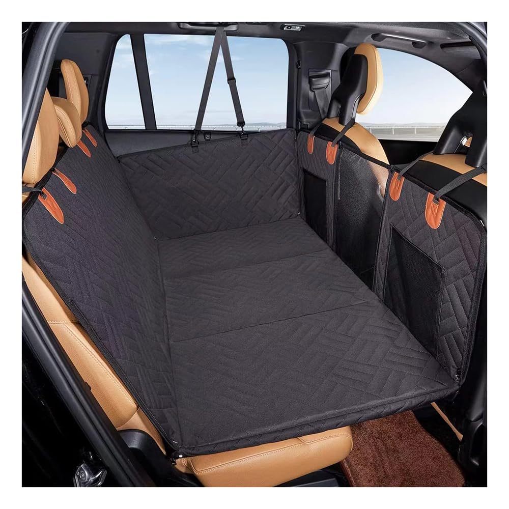Hundedecke Auto Rückbank,für Volvo XC60 S90 V90 S60 XC40 XC90. Hundehängematte mit Harter Unterseite, Netzfenster und Aufbewahrungstasche,B
