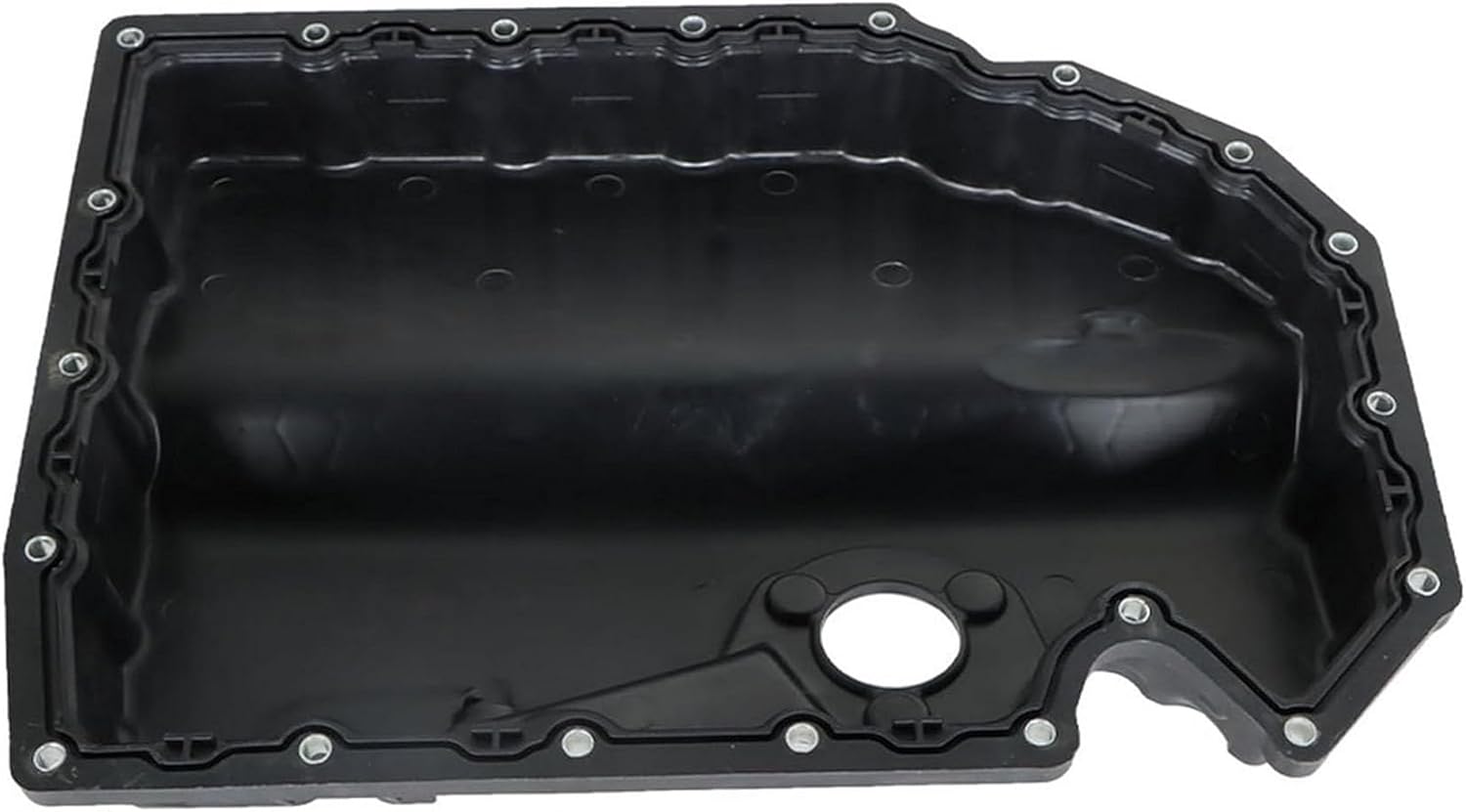 Plastic Lower Engine Oil Pan with Gasket Replacement for Golf GTI TT A3 S3 2015-2019 06K103600D 06K103600R 06K103600AE