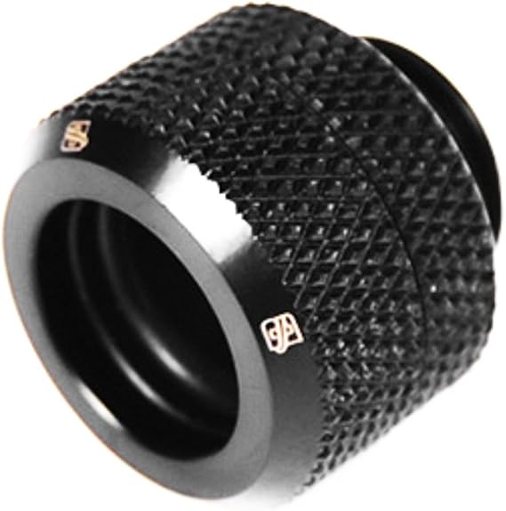Barrow G1/4 to 12mm Hard Tubing Compression Fitting, Black, 4-pack