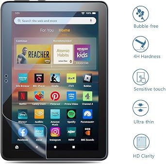 TiMOVO 2 Pack Blue Light Screen Protector for 8 Fire HD 8/Plus/Kids Tablet